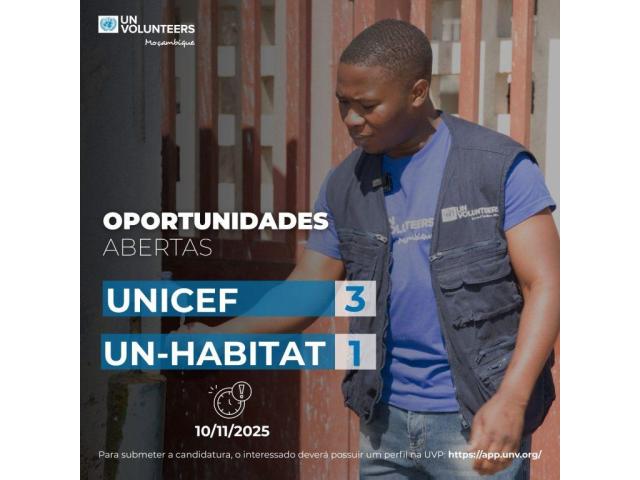 As Nações Unidas abre (4) oportunidades de Voluntariado - 1/1