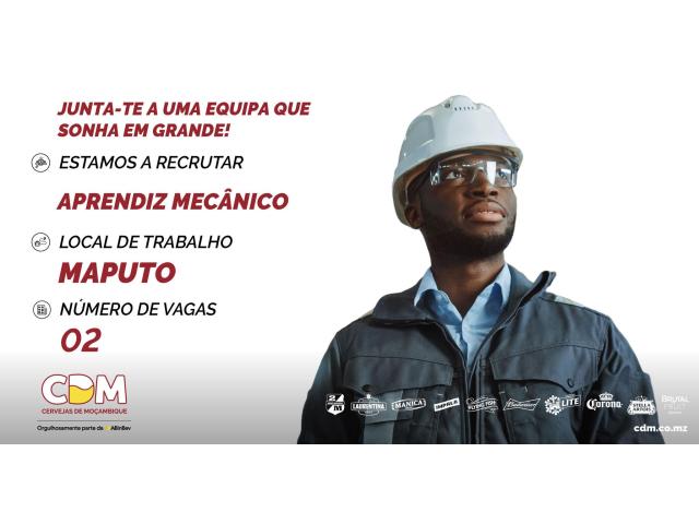 Vaga – Aprendiz Mecânico (CDM) - 1/1